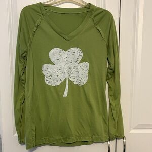 Green Shamrock Women's Top